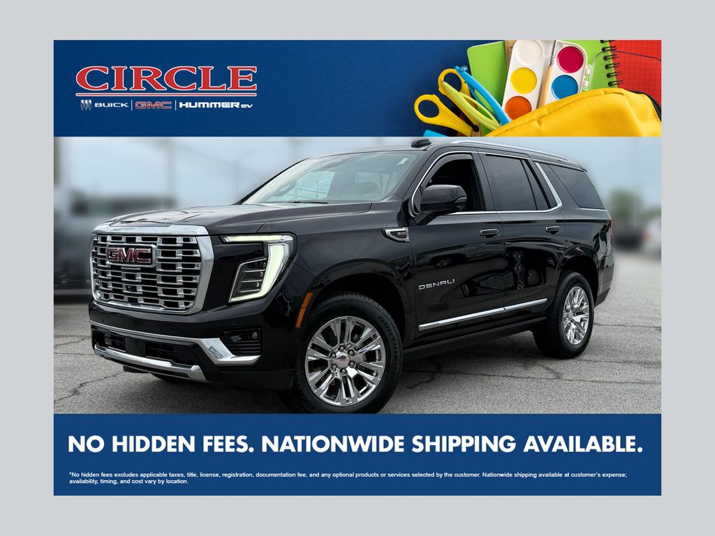Onyx Black 2025 GMC Yukon SUV / Crossover Four-Wheel Drive 