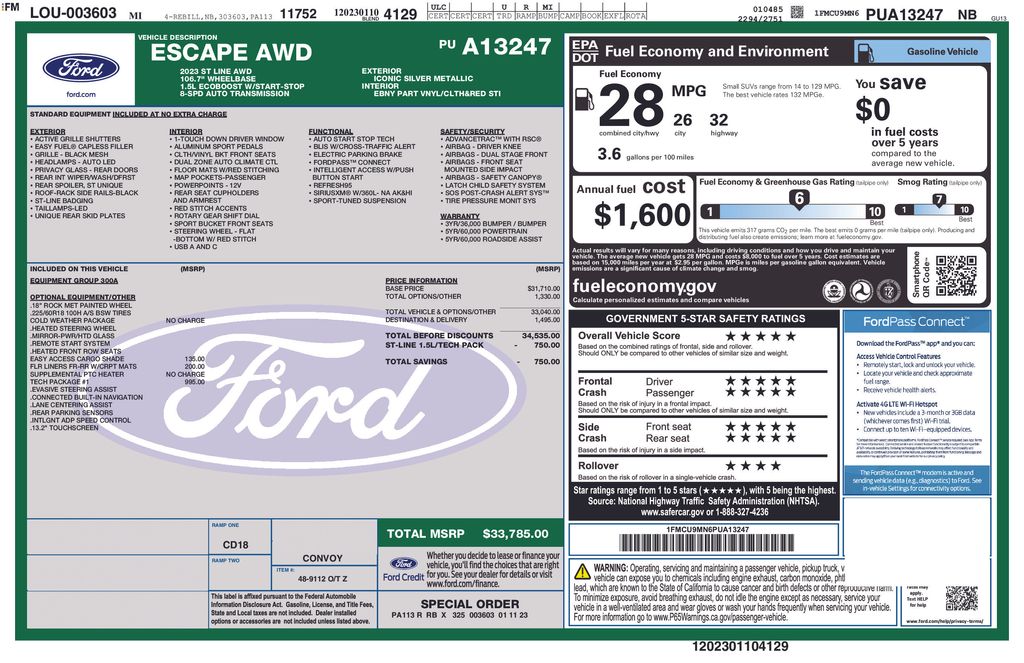 Certified Used 2023 Silver Ford ST-Line image 38