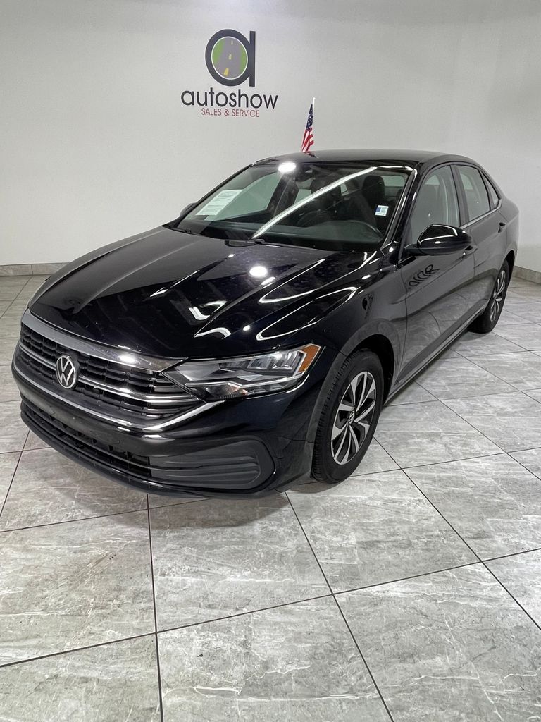 Black 2024 Volkswagen Jetta S FWD Sedan Front-Wheel Drive 8-Speed Automatic