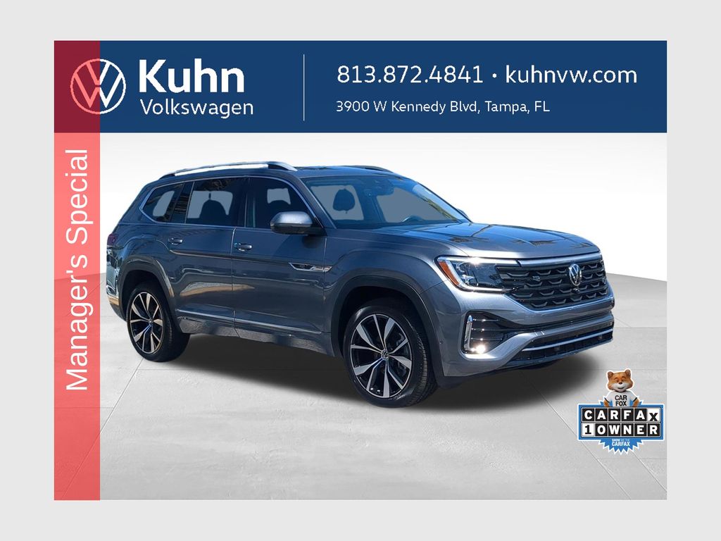 Platinum Gray Metallic 2025 Volkswagen Atlas SUV / Crossover All-Wheel Drive 8-Speed Automatic