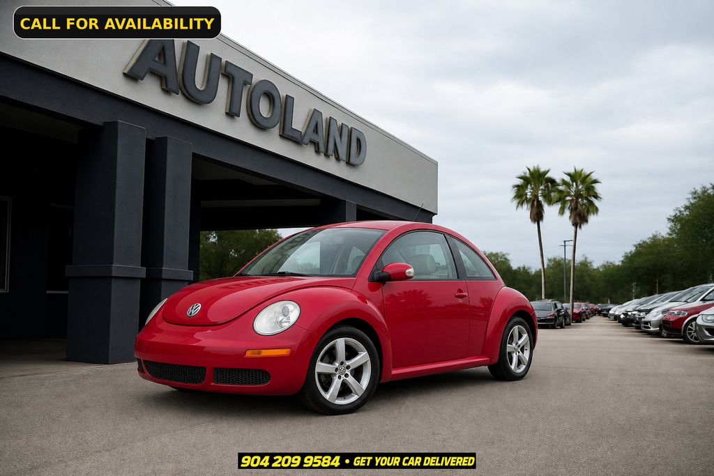 Red 2010 Volkswagen Beetle Hatchback Front-Wheel Drive 6-Speed Automatic