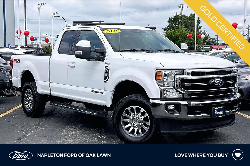 Oxford White 2021 Ford F-250 Super Duty Pickup Truck Four-Wheel Drive Automatic
