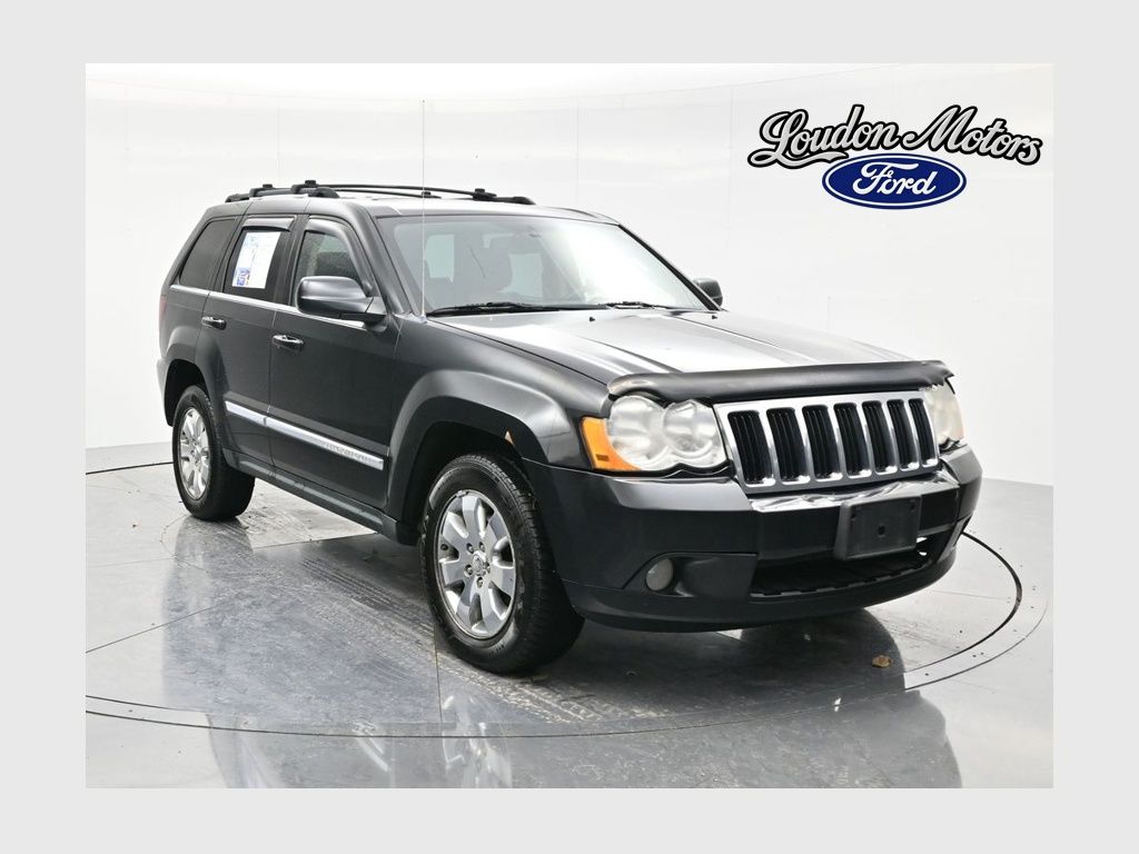 Brilliant Black Crystal Pearlcoat 2008 Jeep Grand Cherokee SUV / Crossover Four-Wheel Drive 5-Speed Automatic