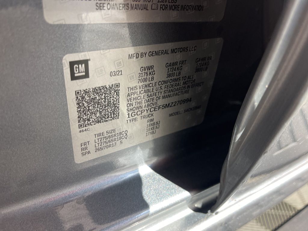 Thumbnail: 2021 Chevrolet Silverado 1500 - 21