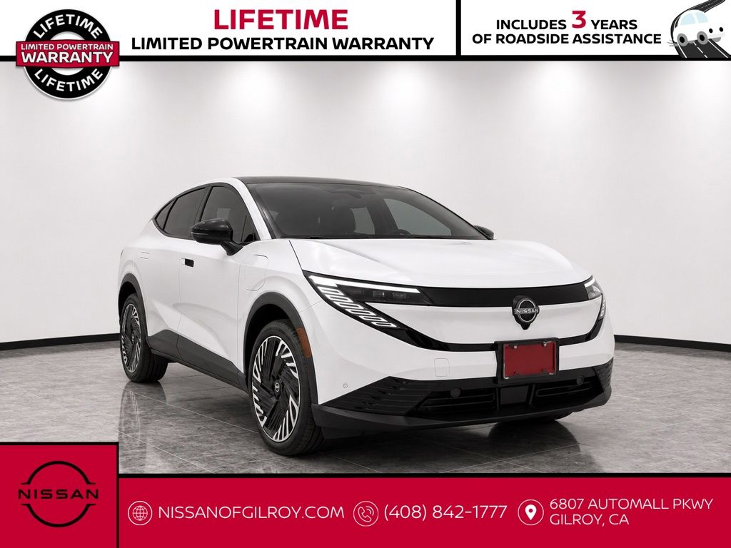 Everest White Pearl/Black 2026 Nissan LEAF SUV / Crossover Front-Wheel Drive Automatic