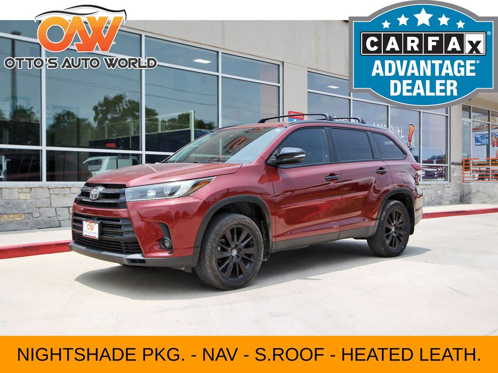Salsa Red Pearl 2019 Toyota Highlander SUV / Crossover Front-Wheel Drive 8-Speed Automatic