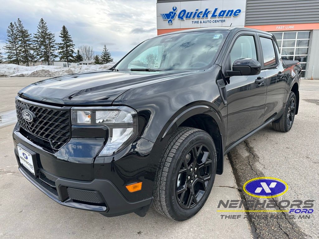 Shadow Black 2026 Ford Maverick XLT SuperCrew AWD Pickup Truck All-Wheel Drive Continuously Variable Transmission