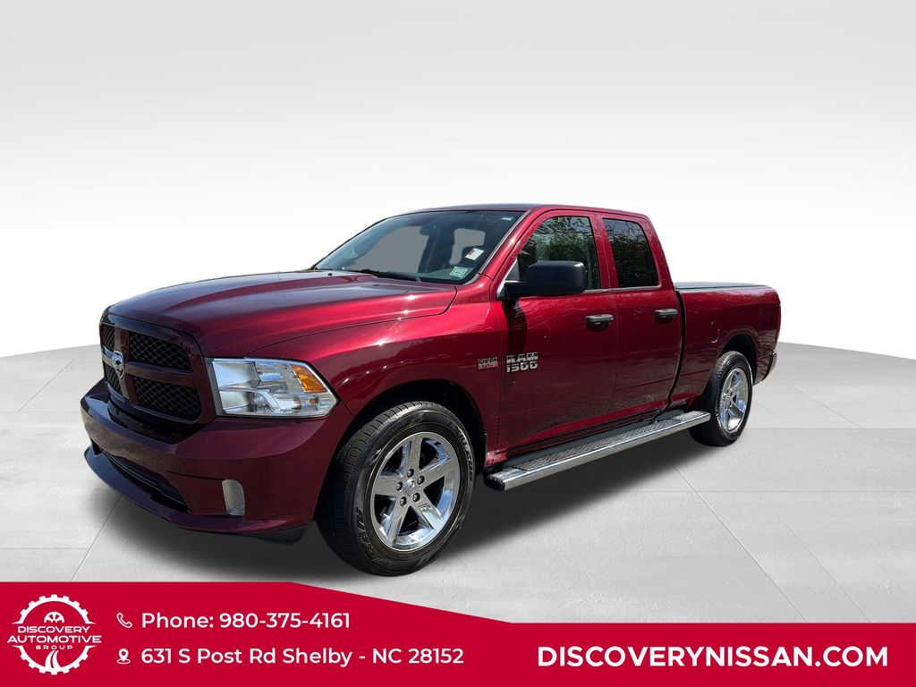 Delmonico Red Pearlcoat 2017 RAM 1500 Express Quad Cab RWD Pickup Truck 4X2 8-Speed Automatic