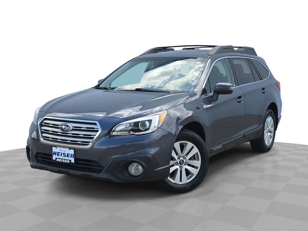 Carbide Gray Metallic 2017 Subaru Outback Wagon All-Wheel Drive Continuously Variable Transmission