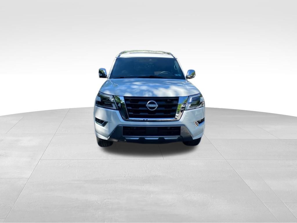 2024 Nissan Armada Platinum White at John Sisson Motors