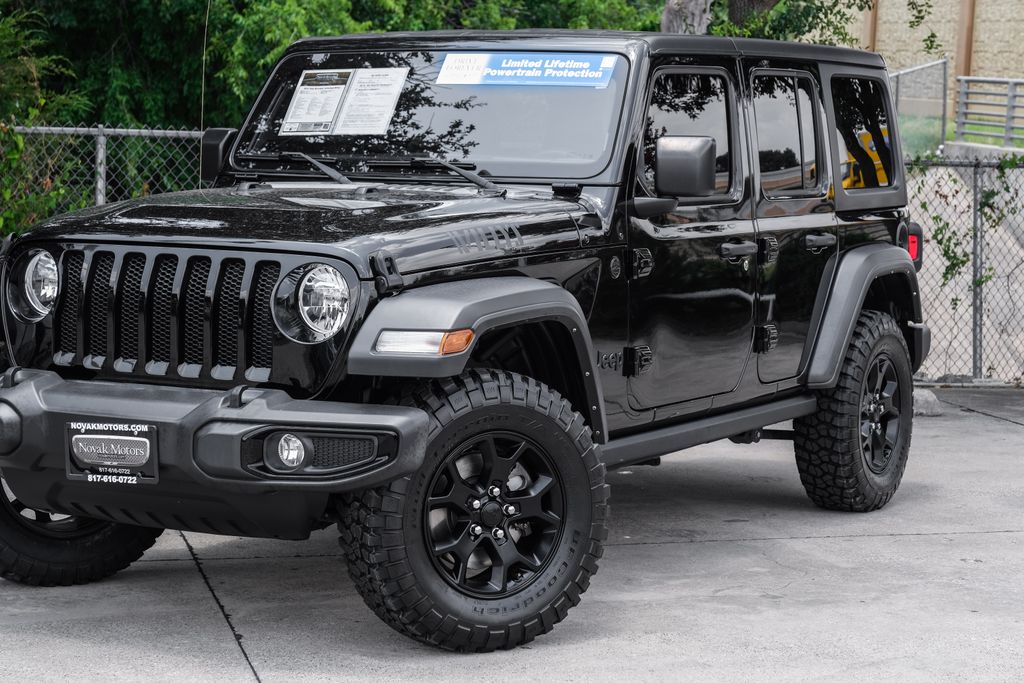 used 2022 Jeep Wrangler car, priced at $31,332