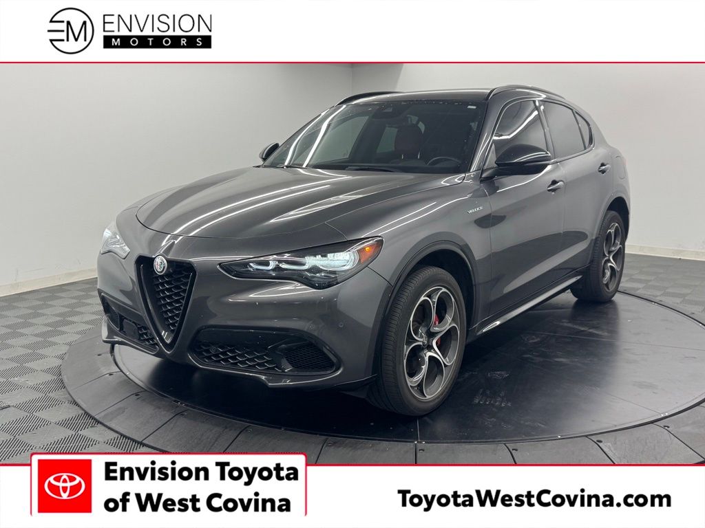 Gray Metallic 2024 Alfa Romeo Stelvio Veloce AWD SUV / Crossover All-Wheel Drive 8-Speed Automatic