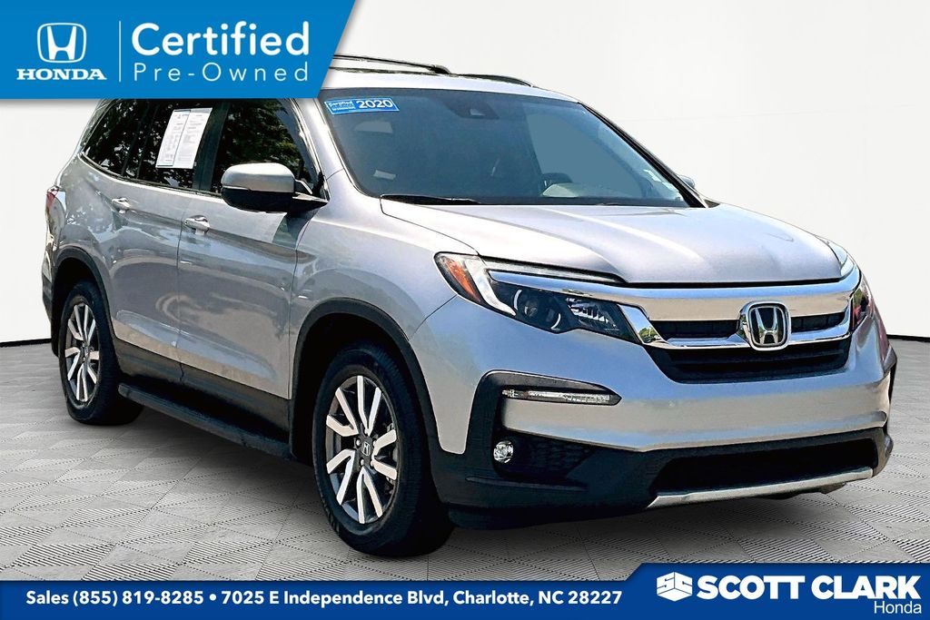 Lunar Silver Metallic 2020 Honda Pilot EX-L FWD SUV / Crossover Front-Wheel Drive 6-Speed Automatic