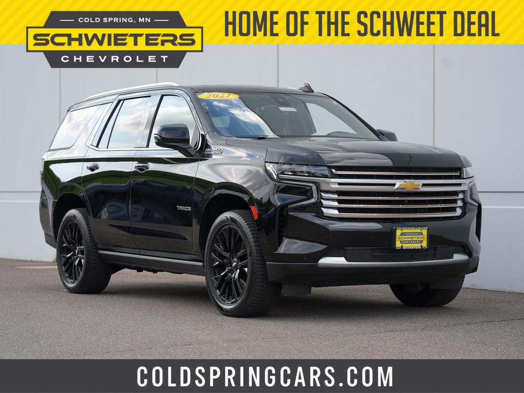 Black 2021 Chevrolet Tahoe High Country 4WD SUV / Crossover Four-Wheel Drive