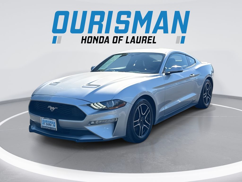 Ingot Silver Metallic 2019 Ford Mustang EcoBoost Premium Coupe RWD Coupe Rear-Wheel Drive Automatic