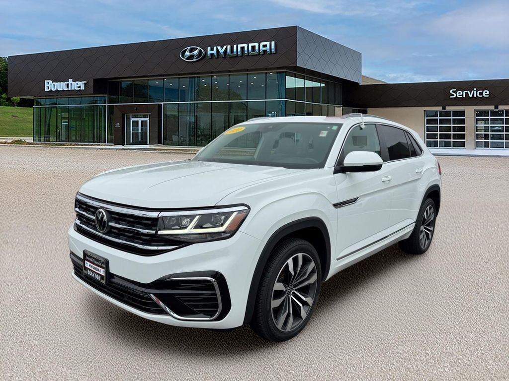 White 2020 Volkswagen Atlas Cross Sport V6 SEL R-Line 4Motion SUV / Crossover All-Wheel Drive 8-Speed Automatic
