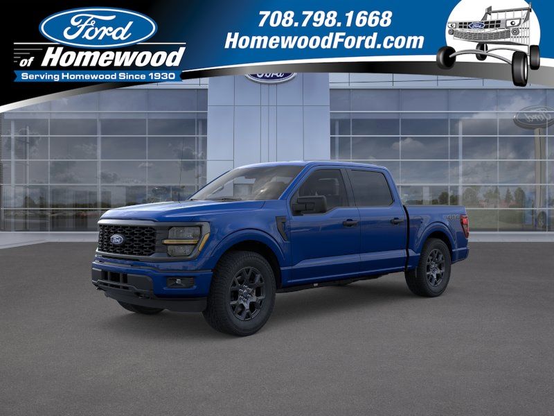 Argon Blue Metallic 2026 Ford F-150 STX 4dr SuperCrew 4WD Pickup Truck Four-Wheel Drive Automatic