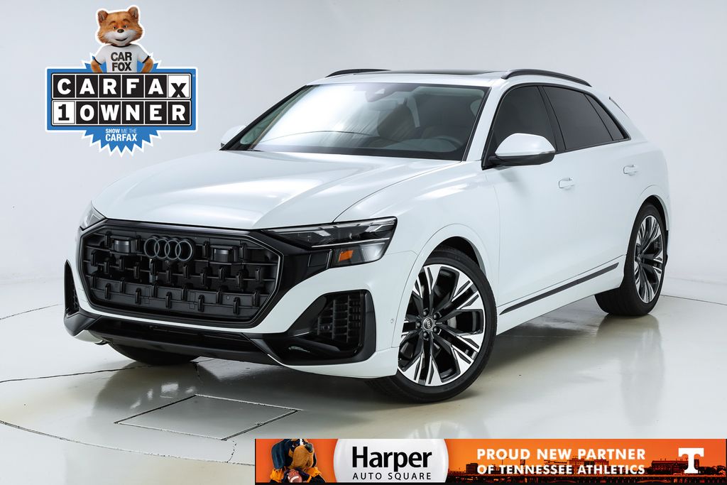 Glacier White Metallic 2025 Audi Q8 quattro Premium Plus 55 TFSI SUV / Crossover All-Wheel Drive 8-Speed Automatic