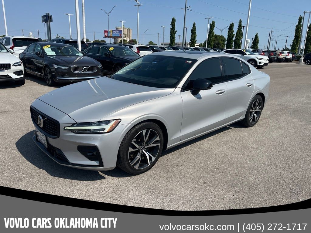 Silver 2024 Volvo S60 Sedan Front-Wheel Drive Automatic