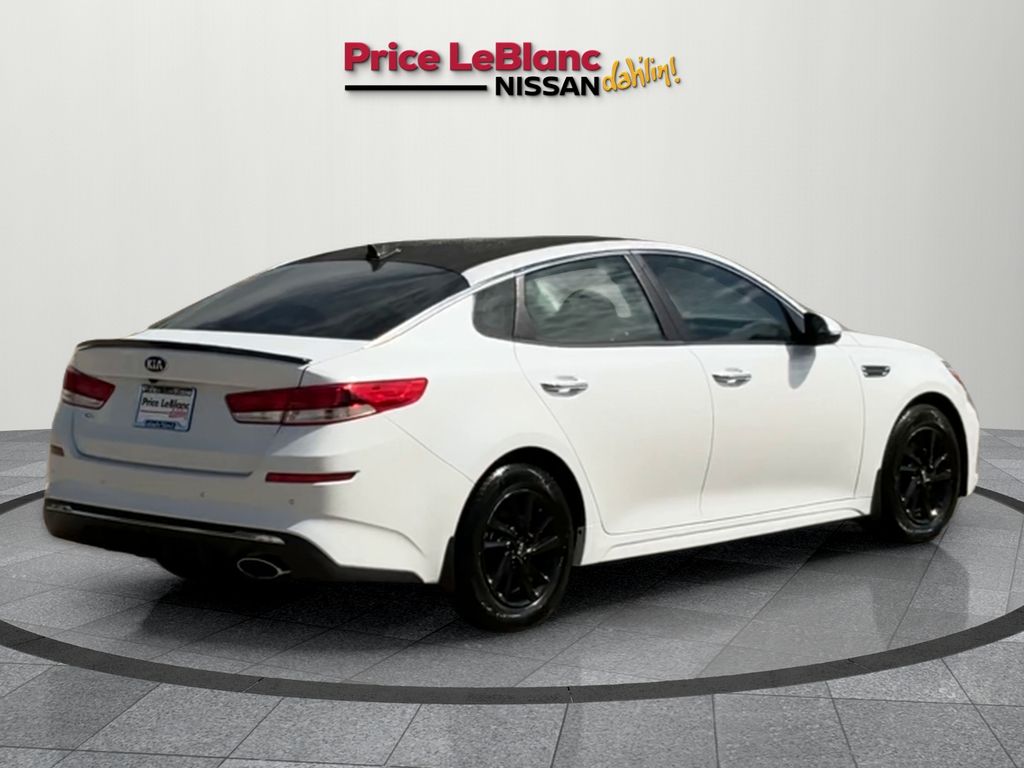 2020 Kia Optima LX White at Joe Myers Mazda Kia