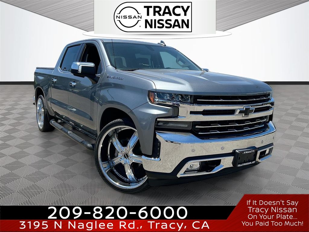 Gray (Satin Steel Metallic) 2019 Chevrolet Silverado 1500 Pickup Truck 4X2 8-Speed Automatic