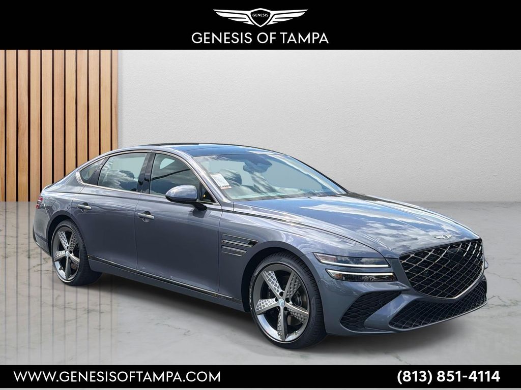 Ceres Blue 2026 Genesis G80 Sedan All-Wheel Drive 8-Speed Automatic