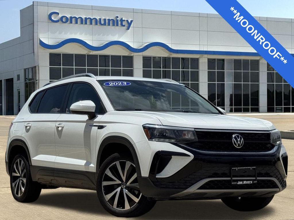 2023 Volkswagen Taos 1.5T SE White at DeMontrond Automotive Group