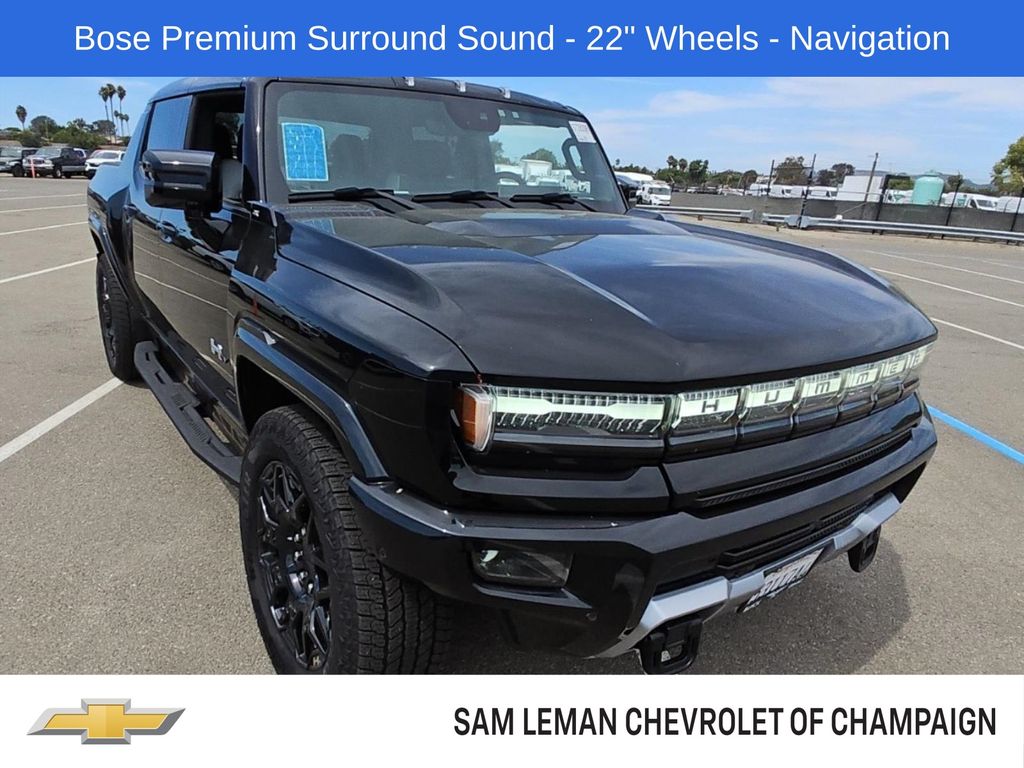 Void Black 2024 GMC Hummer EV Pickup Pickup Truck All-Wheel Drive 1-Speed Automatic