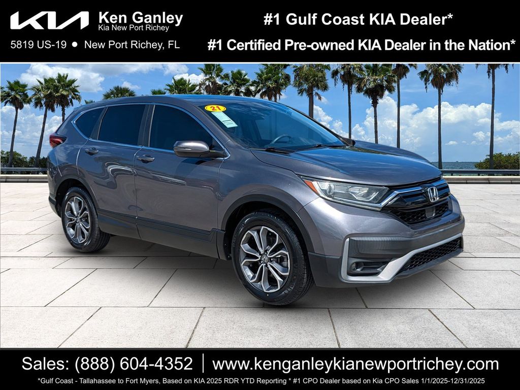 Gray (Modern Steel Metallic) 2021 Honda CR-V SUV / Crossover Front-Wheel Drive Continuously Variable Transmission