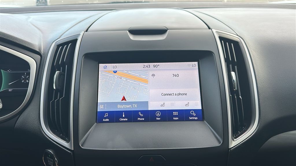 2019 Ford Edge SEL White at DeMontrond Gulf Freeway