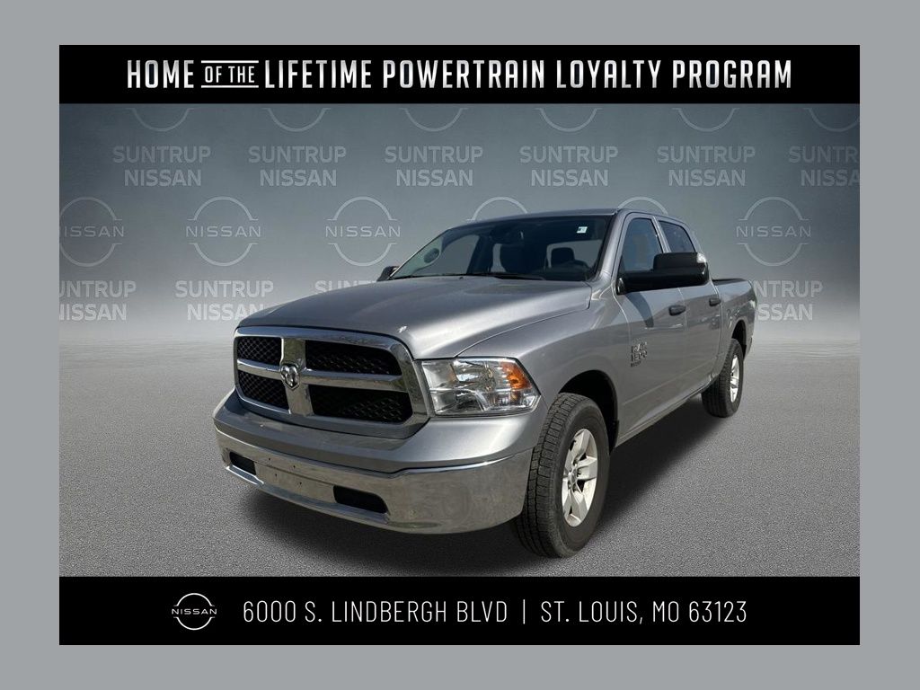 Billet Silver Metallic Clearcoat 2023 RAM 1500 Classic SLT Crew Cab RWD Pickup Truck 4X2 8-Speed Automatic