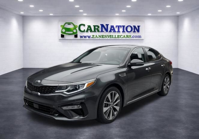 Gray (Platinum Graphite) 2019 Kia Optima S FWD Sedan Front-Wheel Drive 6-Speed Automatic