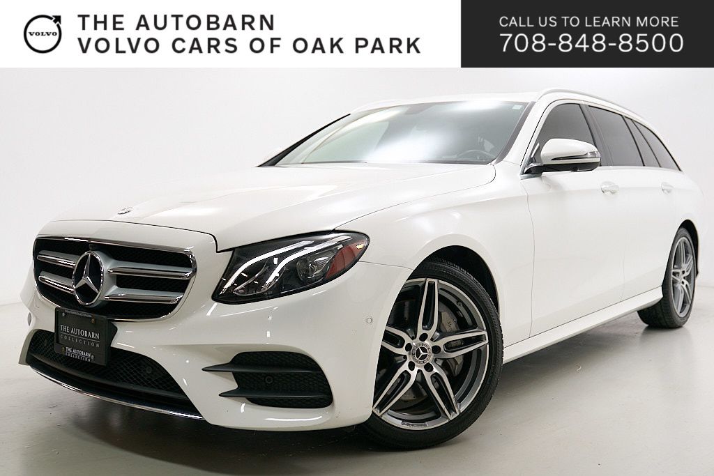 Polar White 2019 Mercedes-Benz E-Class Wagon All-Wheel Drive 9-Speed Automatic