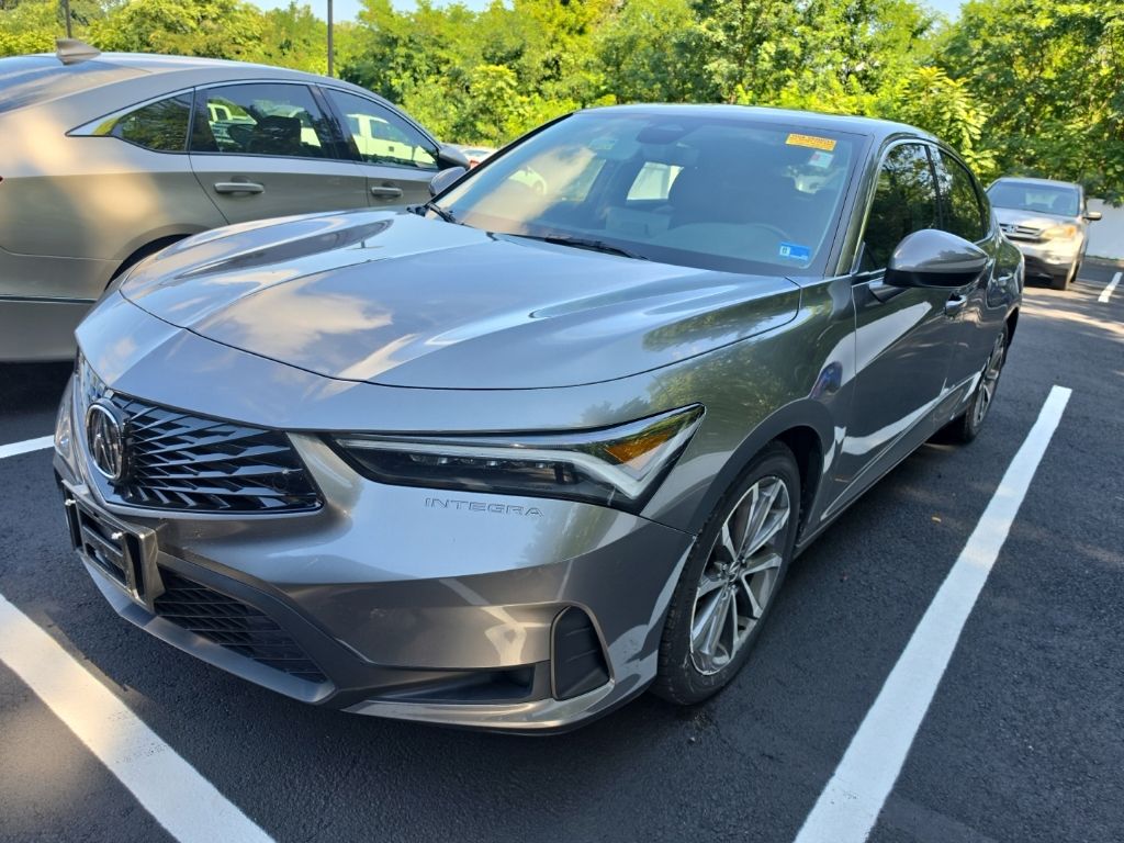 Gray 2023 Acura Integra Sedan Front-Wheel Drive Continuously Variable Transmission