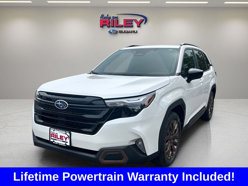 Crystal White Pearl 2026 Subaru Forester SUV / Crossover All-Wheel Drive Continuously Variable Transmission