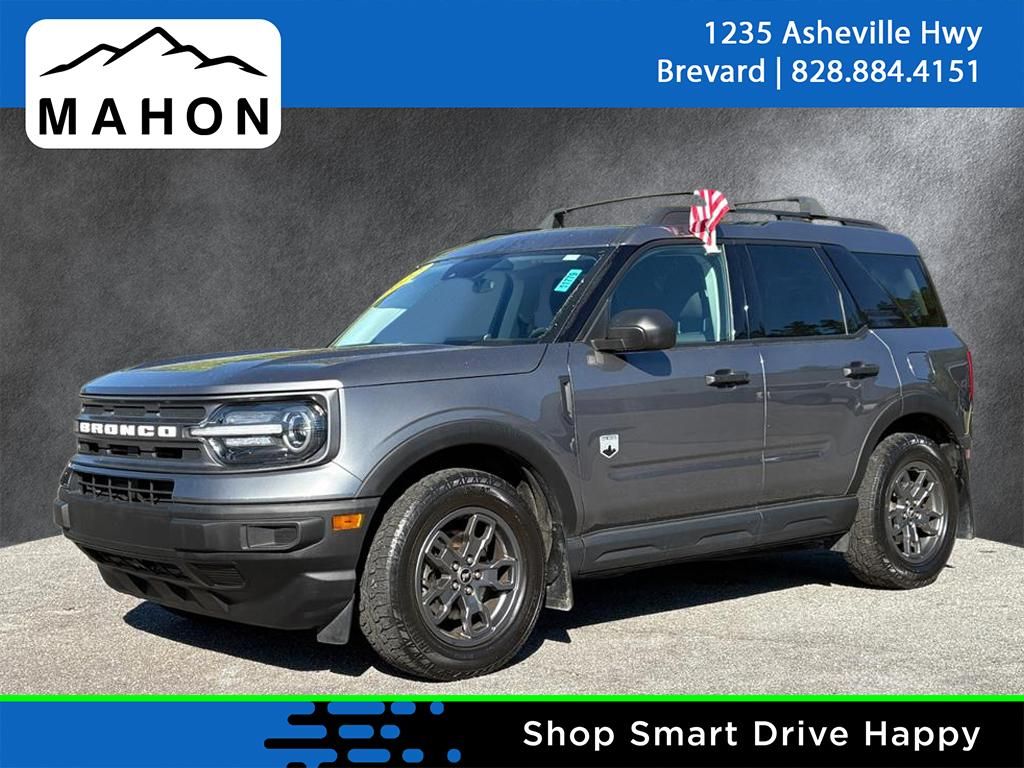 Gray Metallic 2022 Ford Bronco Sport Big Bend AWD SUV / Crossover All-Wheel Drive 8-Speed Automatic