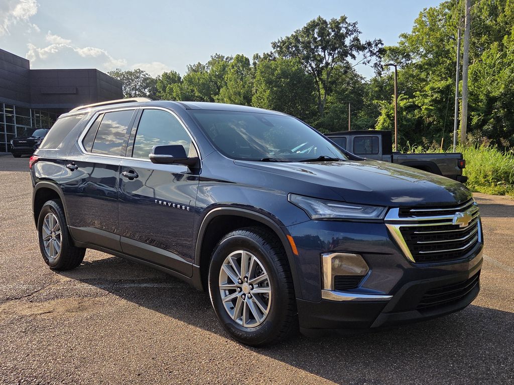 Northsky Blue Metallic 2023 Chevrolet Traverse SUV / Crossover Four-Wheel Drive 9-Speed Automatic