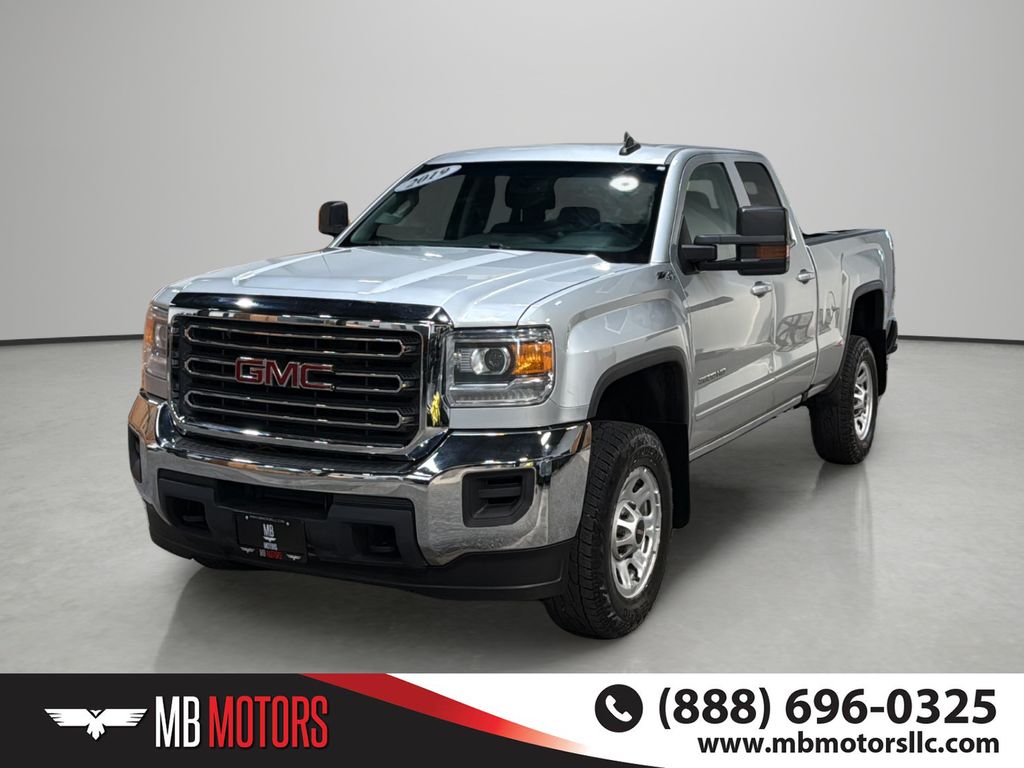 Gray 2019 GMC Sierra 2500HD Pickup Truck Four-Wheel Drive 6-Speed Automatic Overdrive