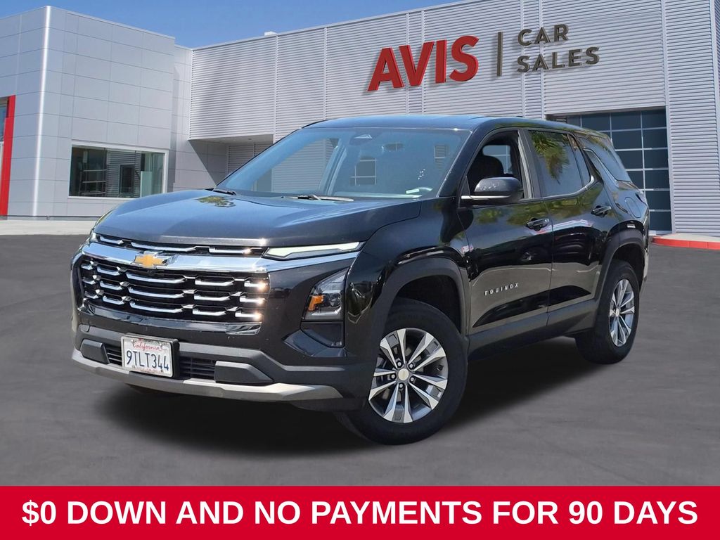 Black Metallic 2025 Chevrolet Equinox SUV / Crossover Front-Wheel Drive Continuously Variable Transmission