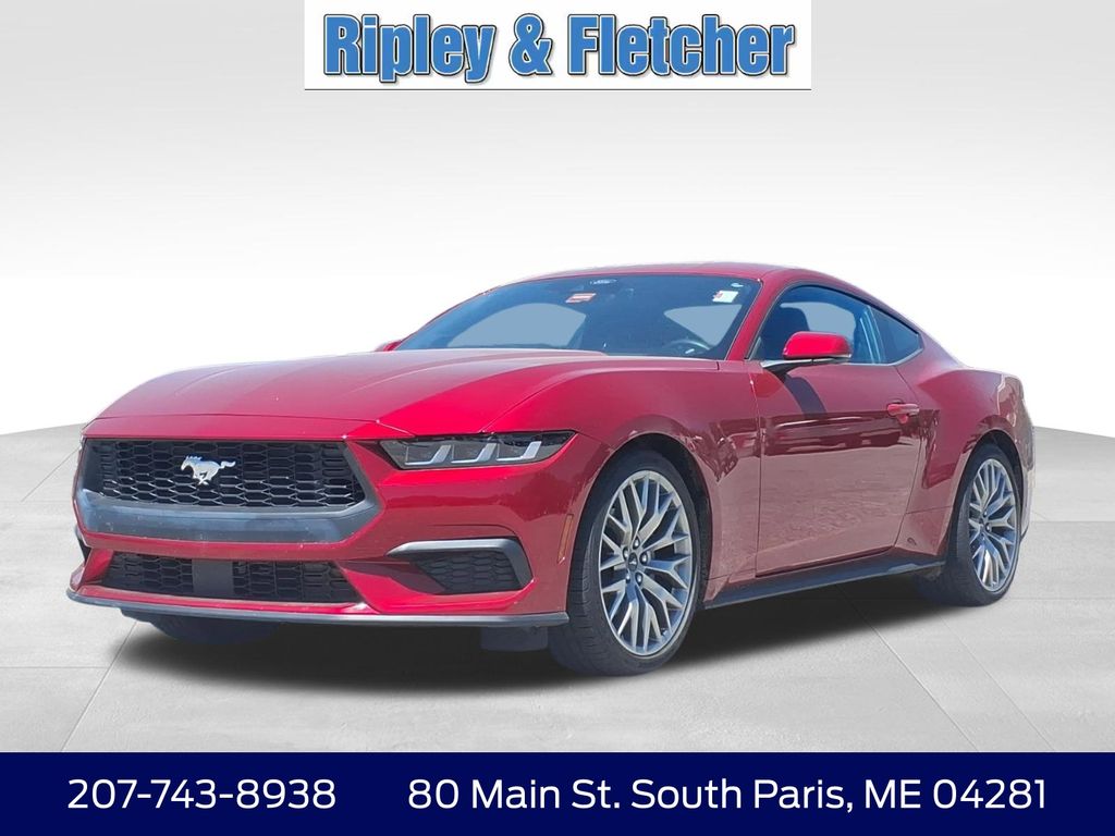 Red Metallic 2024 Ford Mustang EcoBoost Premium Fastback RWD Coupe Rear-Wheel Drive Automatic