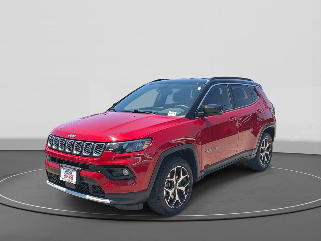 Red Hot Pearlcoat 2025 Jeep Compass SUV / Crossover Four-Wheel Drive 8-Speed Automatic