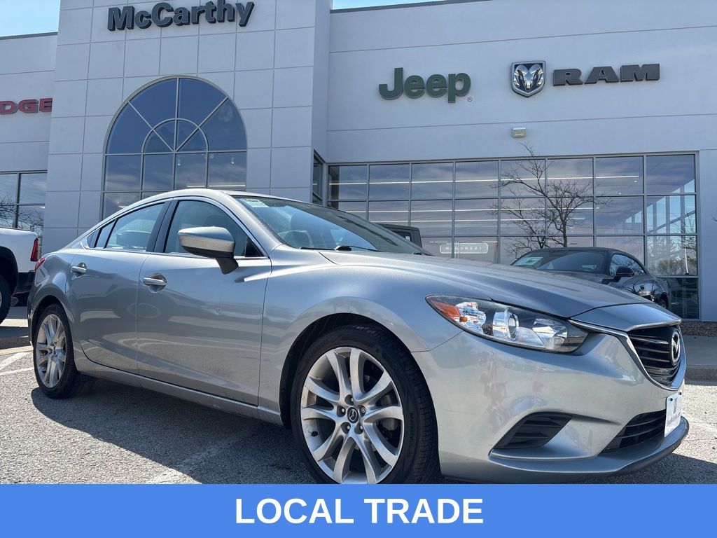 Liquid Silver Metallic 2014 Mazda MAZDA6 i Touring Sedan Front-Wheel Drive 6-Speed Automatic