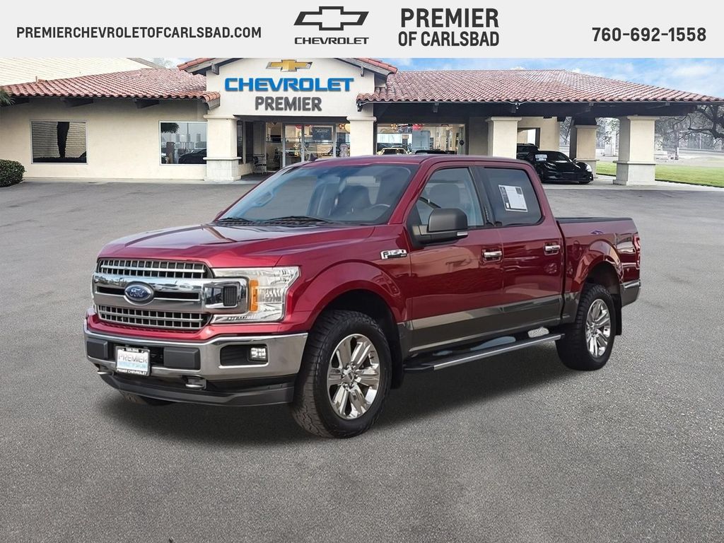 Ruby Red 2019 Ford F-150 Pickup Truck Four-Wheel Drive Automatic