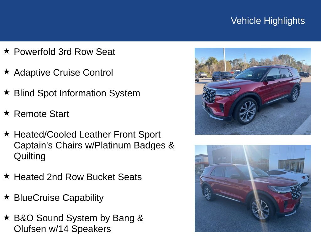 2025 Ford Explorer Platinum