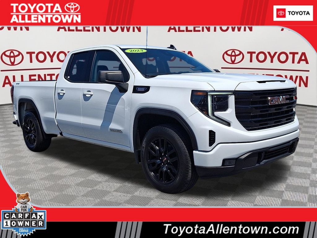 Summit White 2023 GMC Sierra 1500 Pickup Truck Four-Wheel Drive Automatic