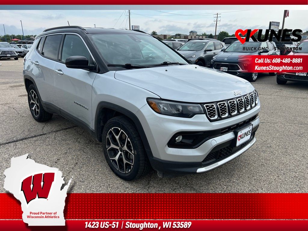 Silver Zynith Metallic Clearcoat 2025 Jeep Compass SUV / Crossover Four-Wheel Drive 8-Speed Automatic