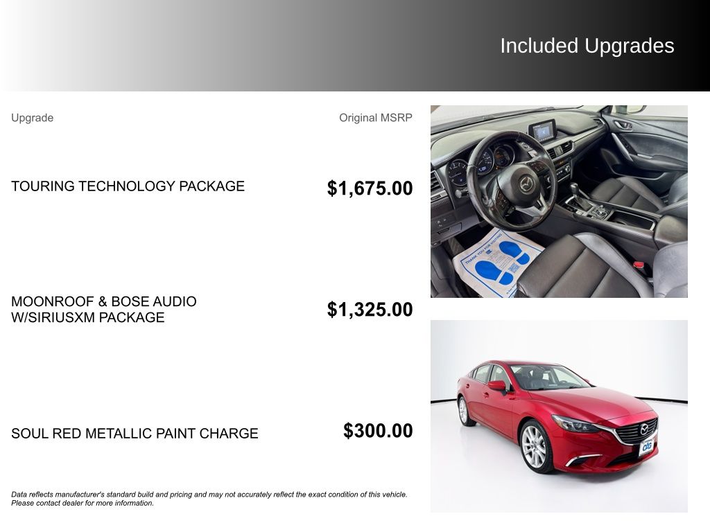 Used Car 2016 Mazda Mazda6  I Touring For Sale Under $15,000 In Austin, Texas
