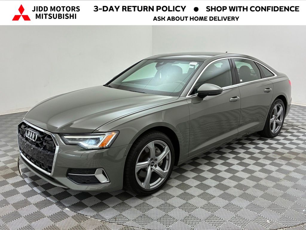 Gray 2024 Audi A6 Sedan All-Wheel Drive 7-Speed Automatic