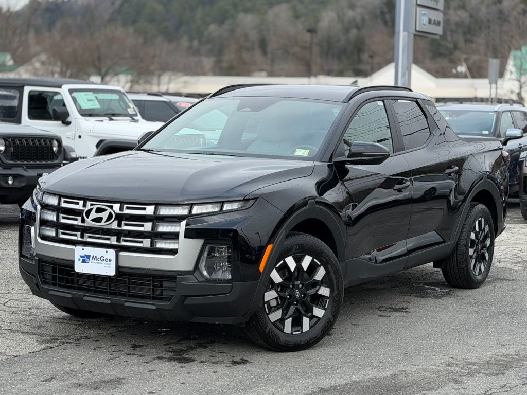 Phantom Black 2025 Hyundai Santa Cruz SEL Crew Cab AWD Pickup Truck All-Wheel Drive 8-Speed Automatic