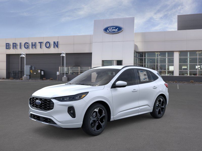 Silver Metallic 2026 Ford Escape Hybrid ST-Line Elite AWD SUV / Crossover All-Wheel Drive Continuously Variable Transmission